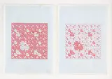 Martin Thompson, Untitled, ink on graph paper, diptych