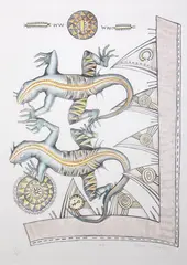 Michel Tuffery, Pili Siva, colour print, 1/28