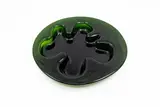 Michael Bang for Holmegaard, Ikebana Bowl, forest green blown dark