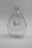 Hoglund Glass, Oil bottle, clear blown glass