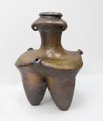 Water Toy by Barry Brickell, glazed stoneware (minor, old losses), sold May 2025