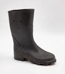 Peter Lange, Gumboot, moulded and glazed terracotta