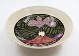 Warren Tippett, Large hand-painted bowl