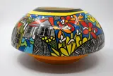 B Hughes, Untitled, painted and glazed ceramic