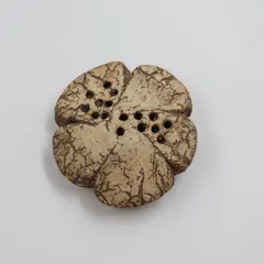 Sedge grass holder by Len Castle, stoneware, sold May 2025