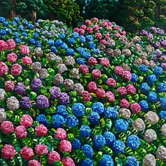 Karl Maughan, Manawatu Avenue, oil on canvas