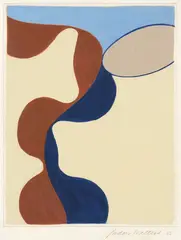 Gordon Walters, Untitled, gouache on paper