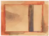 Colin McCahon, One (from the Numerals: First series), watercolour and pencil on paper