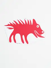 Richard Killeen, Fire Dog, acrylic on powdercoated aluminium