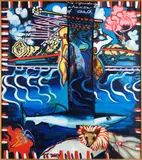 Jacqueline Fahey, The Expanding Shadow of Death, oil on board