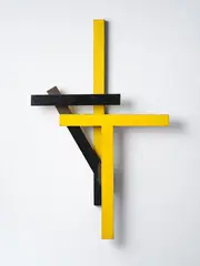 1976-28 by Alberto Garcia-Alvarez, oil on wood, sold Apr 2025