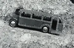 Peter Peryer, The Meccano Bus, gelatin silver print
