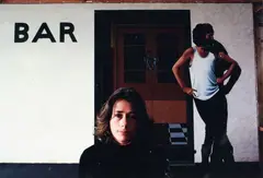 Robin Morrison, Robin White with ‘Sam Hunt at the Portobello Pub’, cibachrome photograph