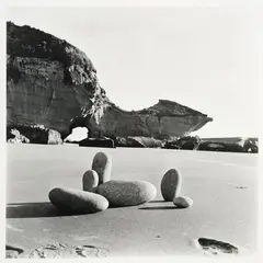 Theodorus Johannes Schoon, Untitled - Surrealist Composition, gelatin silver print printed from artist’s negative by John B. Turner