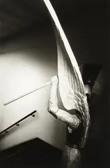 Anne Noble, A Statue of St. Michael the Archangel, gelatin silver print (1983)