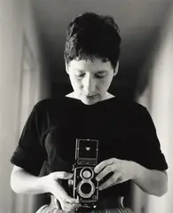 Marti Friedlander, Self Portrait, gelatin silver print