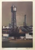 Stanley Palmer, Tower, bamboo engraving, 2/60