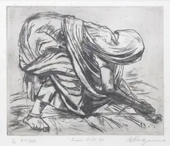 Roy Dalgarno, India Suite XVI, etching, 3/50, 2nd state