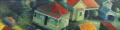 Ted Kindleysides, Railway House, oil on board