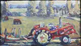 Pam Blok, No. 8 Waiting, oil on board