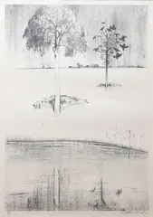Arthur Lloyd, Sheoah Reflected, lithograph, 82/90