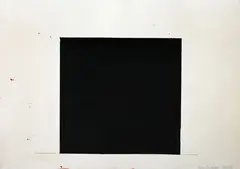 Untitled by Max Gimblett, acrylic on paper, offered Dec 2024