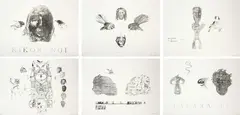 Shane Cotton, Pararaiha, Kikorangi, Veil, Moerewa, A Walk in Paradise, Welcome, complete set of lithographs, 11/40
