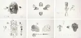 Shane Cotton, Pararaiha, Kikorangi, Veil, Moerewa, A Walk in Paradise, Welcome, complete set of lithographs, 11/40
