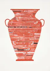 Shane Cotton, Pikopiko I Whiti, screenprint on Lanaquarelle 640gsm paper, 2/40