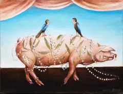 Untitled by Séraphine Pick, oil on canvas, offered Dec 2024
