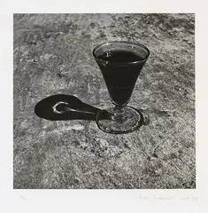 Small Glass Pouring Light by Bill Culbert, photo-lithograph, 2/100, offered Dec 2024