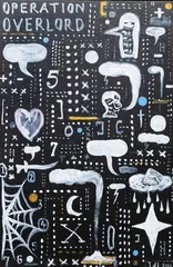 Operation Overload by Tony de Lautour, acrylic canvas on board, sold Dec 2024
