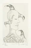 Bill Hammond, Fish Finder 4, etching, APII/XXIV