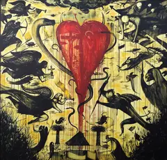 Bill Hammond, Untitled, screenprinted poster