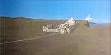Brent Wong, Landscape and Farm Building, screenprint