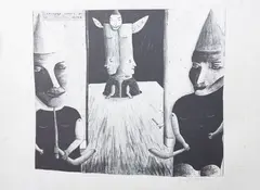 Jennifer Dolezel, Another Night at Home, lithograph, 2/20