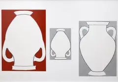 Jo Baer, Amphora Frieze No. 2, colour screenprint, 21/30, 2004