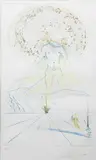 The Bridegroom Leaps Upon the Mountain by Salvador Dalí, colour print, artist’s proof, sold Dec 2024