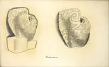Russell Clark, Matahourua, graphite on paper, c. 1950