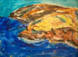 Selwyn Muru, Seeing Both Sides, mixed media on paper