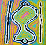 Judy Napangardi Watson, Aboriginal Painting, acrylic on canvas