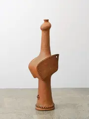 Barry Brickell, Spiromorph, unglazed, hand-built terracotta sculpture