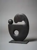 Paul Dibble, Rounded Soft Geometric Model No. 2, cast bronze, a/p