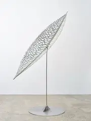 Virginia King, Houhere Leaf, 2200 x 700 x 380mm: excluding stand