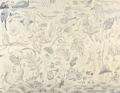 Andrew McLeod, Sea Creatures, oil on canvas
