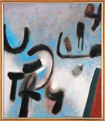 Pat Hanly, New Order No. 22, oil on canvas
