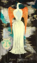 Bill Hammond, Dhatura Gown, acrylic on canvas