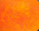 Milan Mrkusich, Painting Yellow 1968, acrylic on board