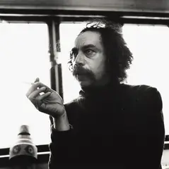 Ralph Hotere by Marti Friedlander, vintage gelatin silver print, 1978, sold Nov 2024