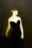 Zhou Teihai, Madame X, oil on canvas
